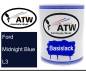 Preview: Ford, Midnight Blue, L3: 1L Lackdose, von ATW Autoteile West.